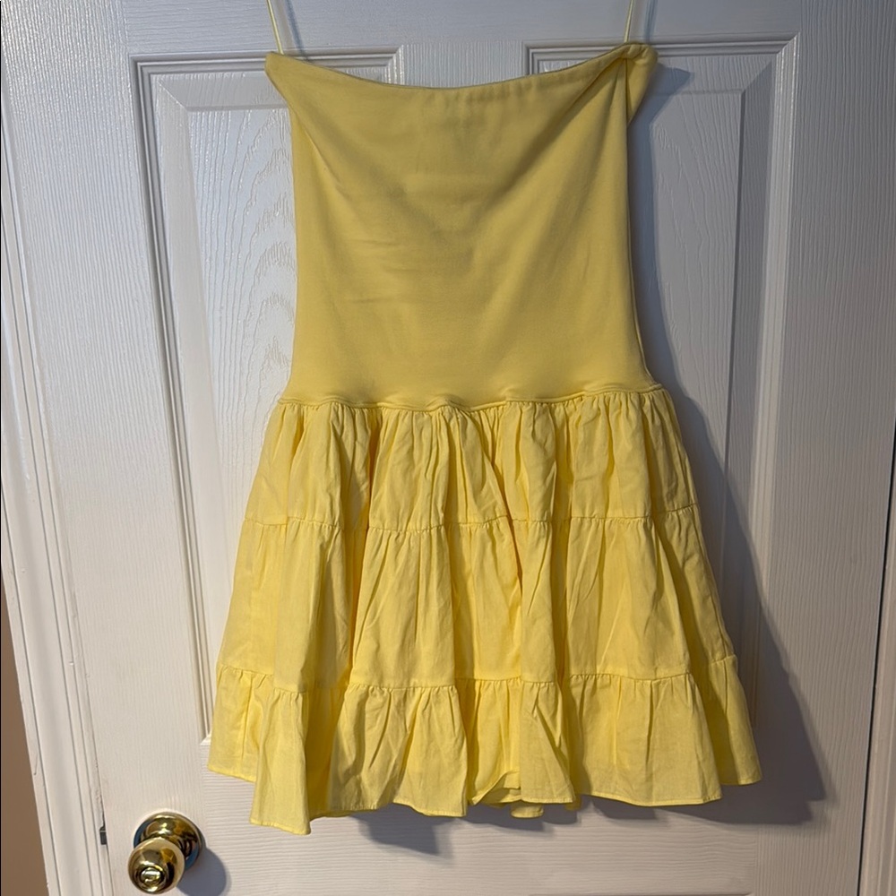 NWT Sky to Moon strapless mini dress